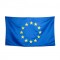 Steag Uniunea Europeană satinat de lux cu stele aplicate pe două fețe