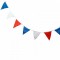 Ghirlandă din steaguri triunghiulare, în culoarea/culorile aleasă/alese de dvs