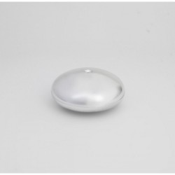 Vârf decorativ tip ciupercă, din PVC, pentru catarg, argintiu