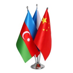 3 stegulețe pentru birou 15 x 21 cm cu suport cromat