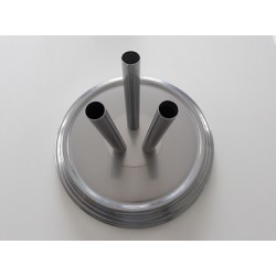 Portdrapel premium metalic pentru 3 steaguri, 220cm