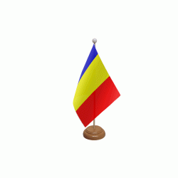 Steguleț pentru birou 15 x 21 cm cu suport din lemn