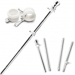 Lance metalica 145 cm, construita din 4 segmente, pentru steag