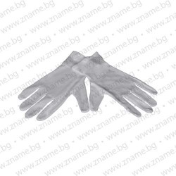 Mănuși albe pentru portdrapel